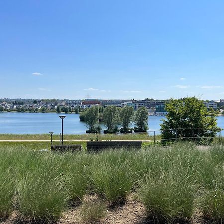 Haus Mit Panoramablick Auf Den Phoenixsee Dortmund Exterior foto